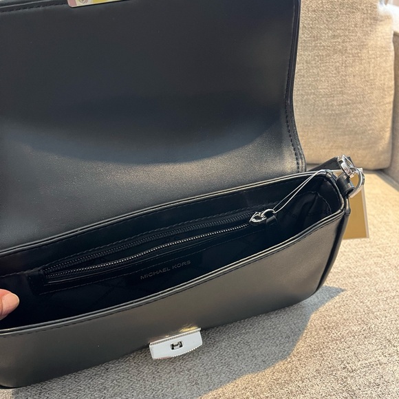 (SOLD) MICHAEL Michael Kors Bradshaw Small Leather Shoulder Bag - Picture 12 of 15